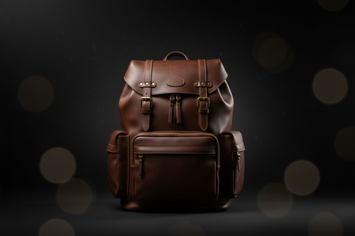 Premium Leather Backpack - Luxury Full-Grain Leather
