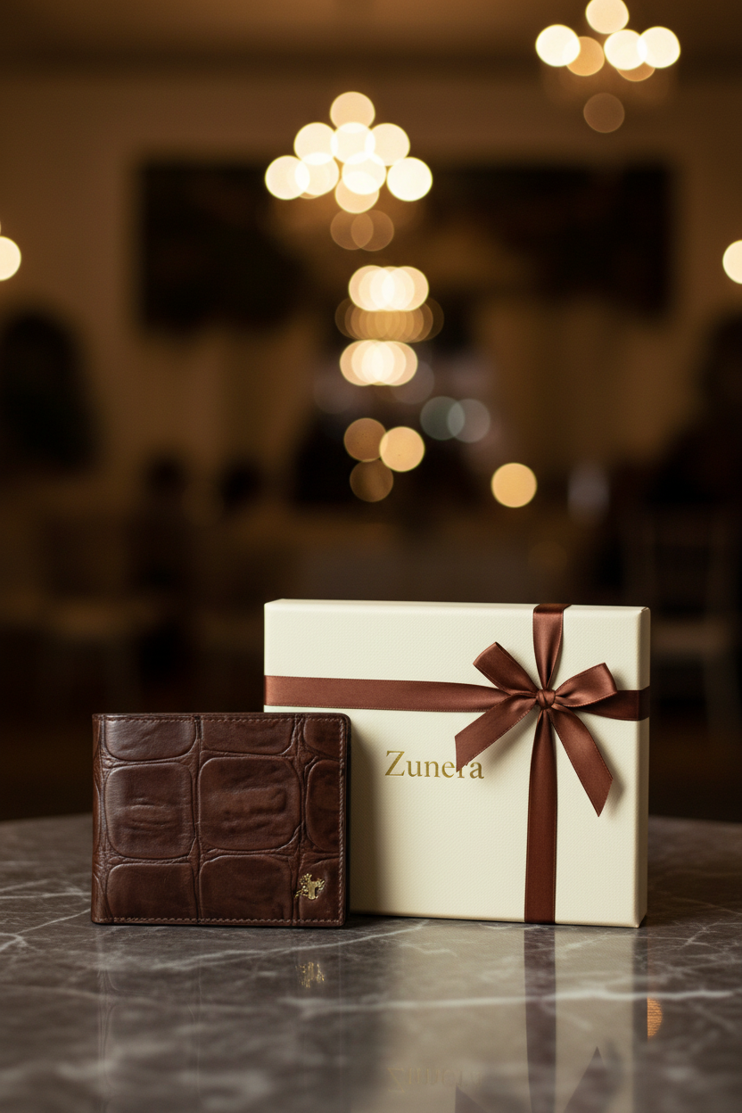 Gift occasion - Zunera box with ribbon