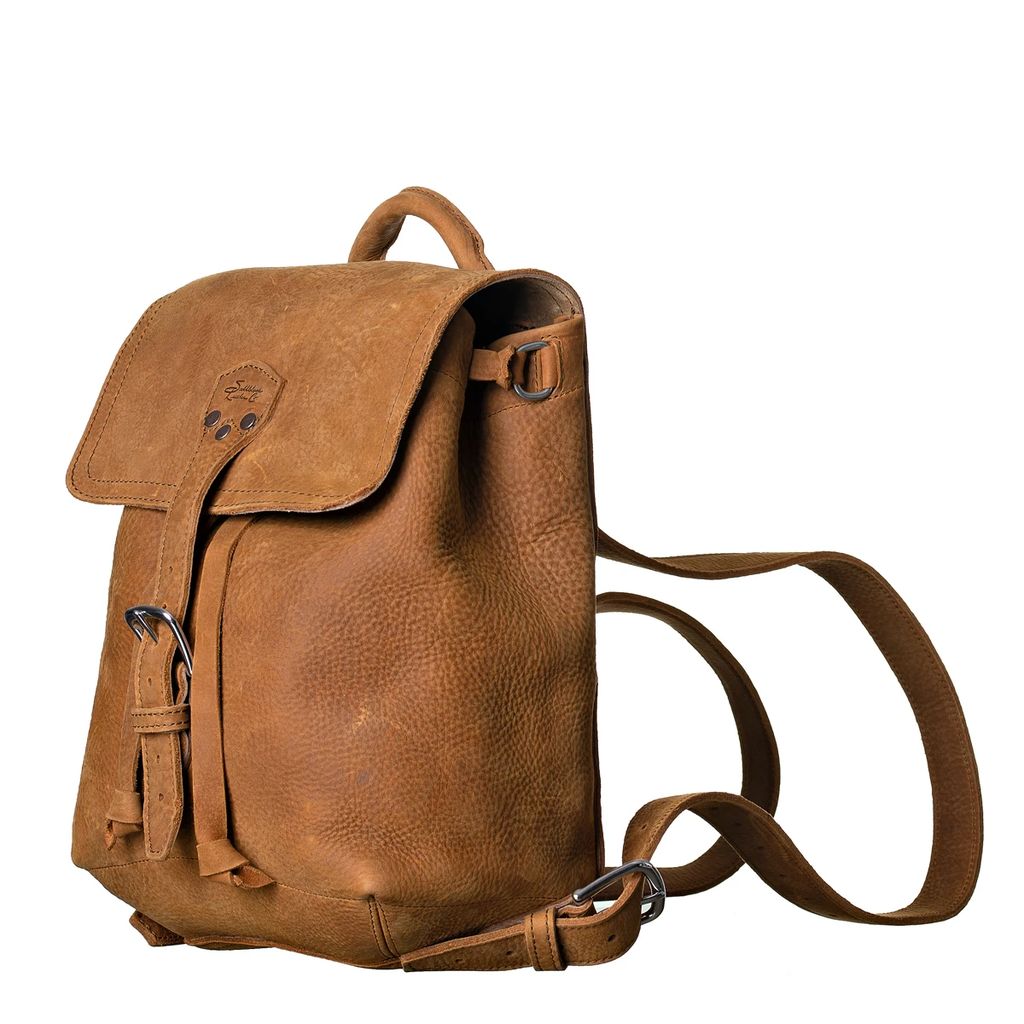 Zunera Vintage Tan Leather Backpack