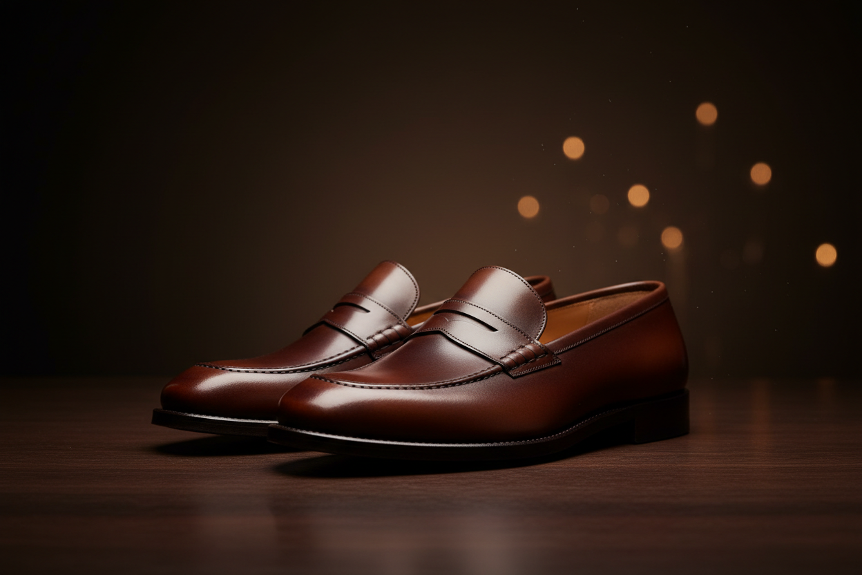 Premium Leather Loafers - Hero Product Shot