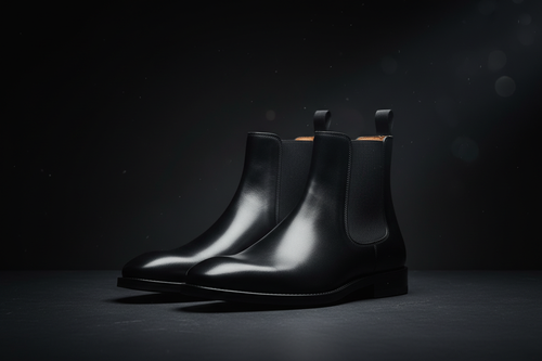 Premium Leather Chelsea Boots - Hero Product Shot