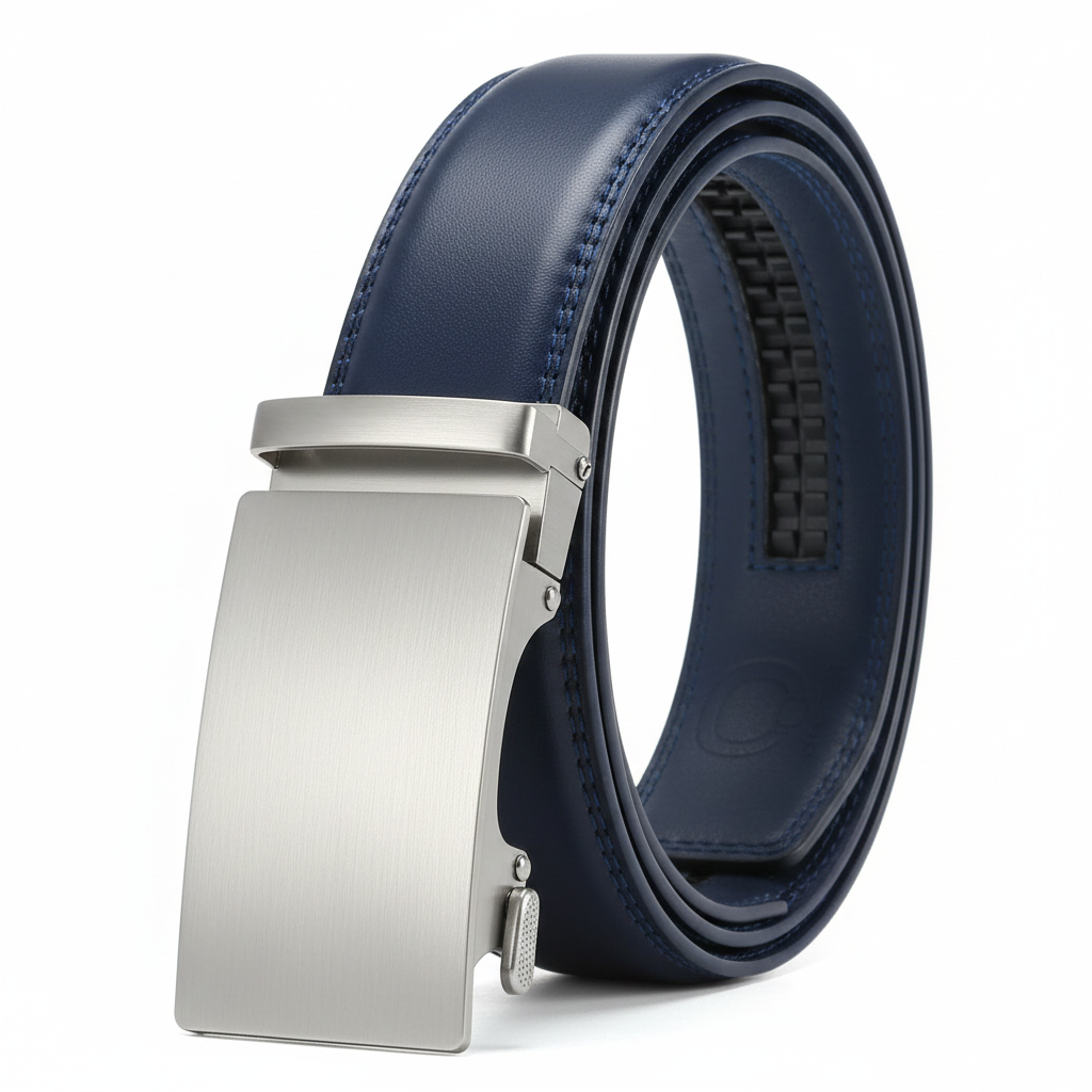 Ratchet belt in Navy Blue