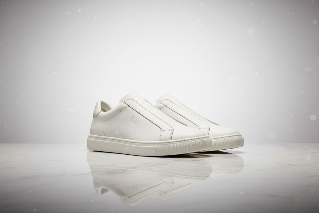 Premium Leather Sneakers - Hero Product Shot