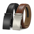 Ratchet belt black and brown pair