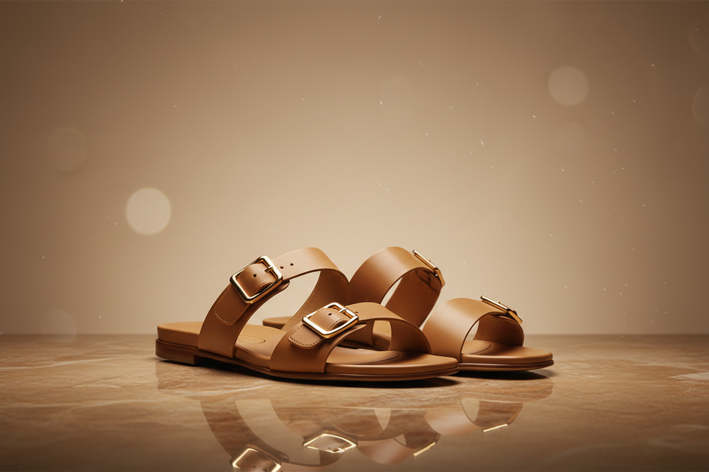 Premium Leather Sandals - Hero Product Shot