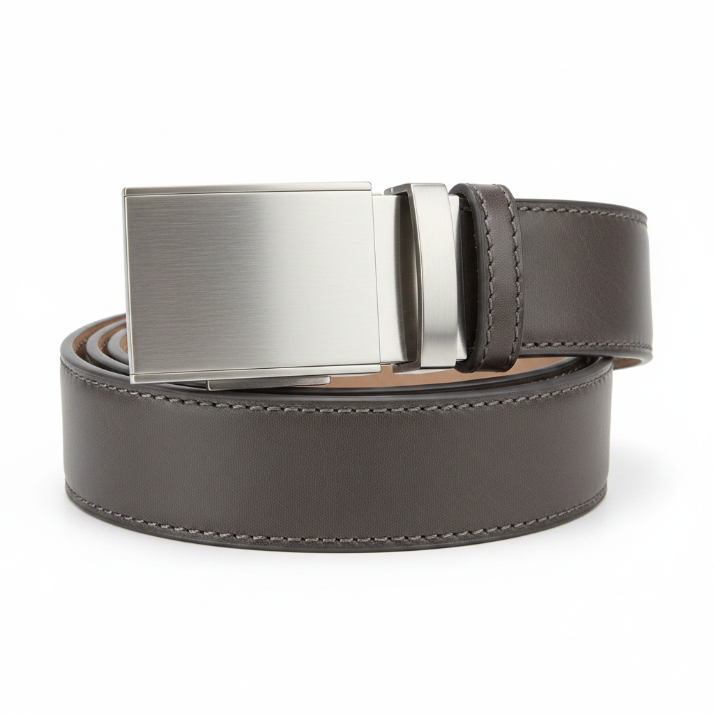 Ratchet belt in Charcoal Gray