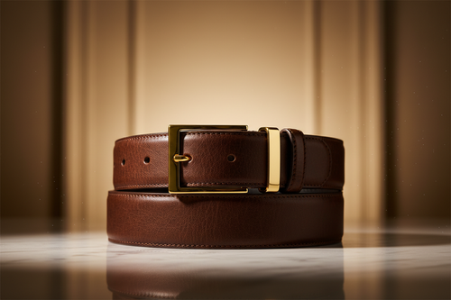 Premium Leather Belt - Hero Product Shot