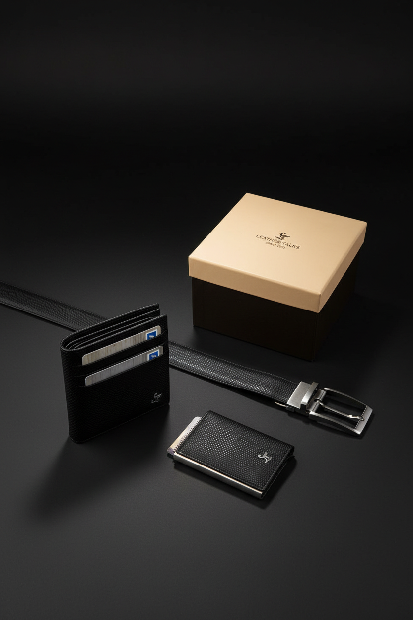 45 degree angle - saffiano leather wallet