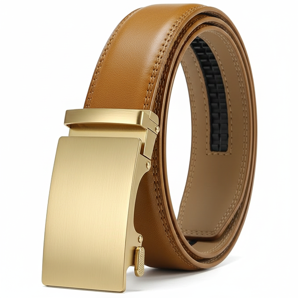 Ratchet belt in Gold