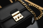 Premium Leather Crossbody Bag - Close Up Detail