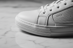 Premium Leather Sneakers - Close Up Detail